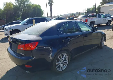 2007 Lexus Is 250 from USA, damaged, VIN JTHBK262775038702